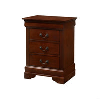 Thumbnail for Elegant Cherry Wood Nightstand