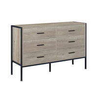 Thumbnail for Wooden Dresser With 6 Drawers