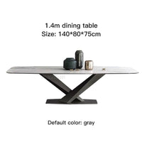 Thumbnail for 6 - Chair Dining Set with Modern Marble Table - Casatrail.com
