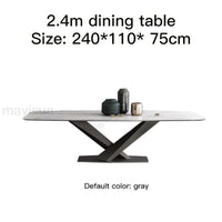 Thumbnail for 6 - Chair Dining Set with Modern Marble Table - Casatrail.com