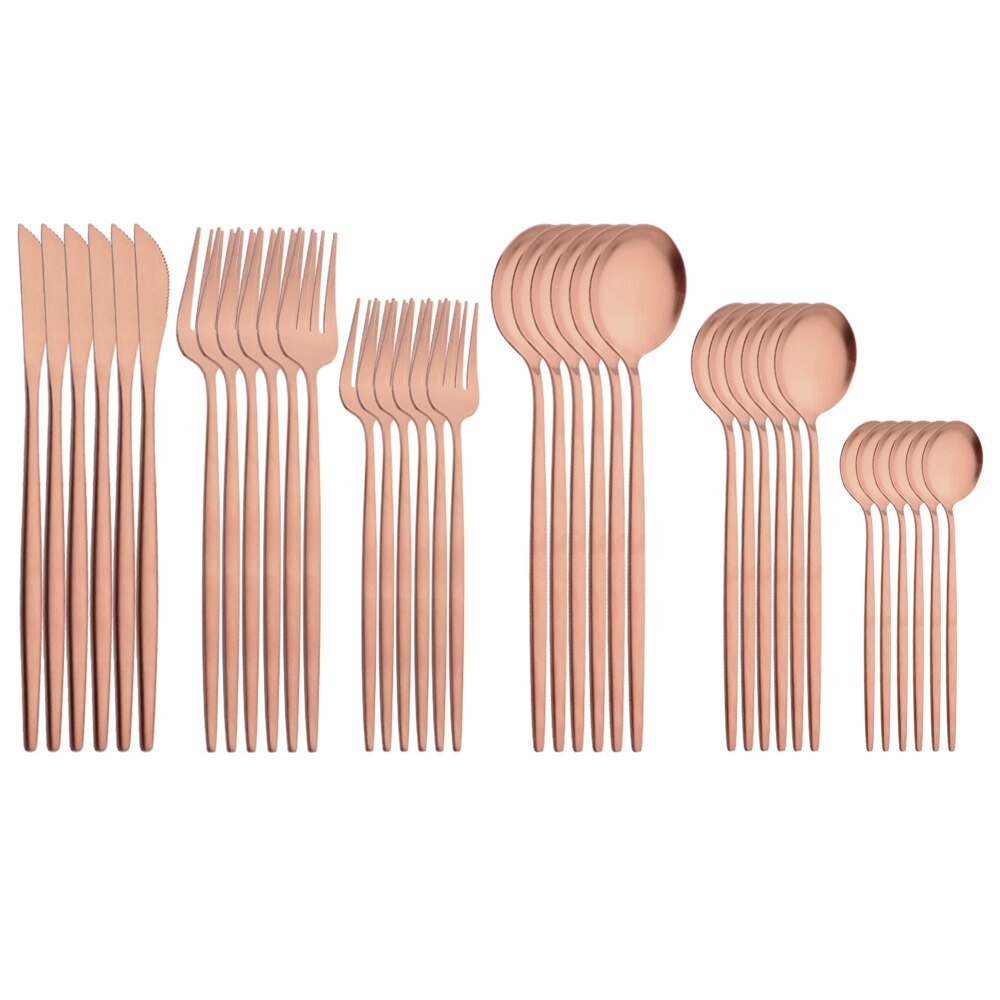 6 Pcs Stainless Steel Flatware Set - Casatrail.com