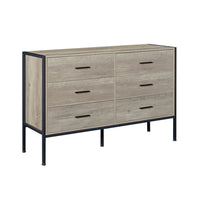 Thumbnail for Wooden Dresser With 6 Drawers