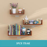 Thumbnail for Wooden Wall Hanging Shelves Living Room Decor