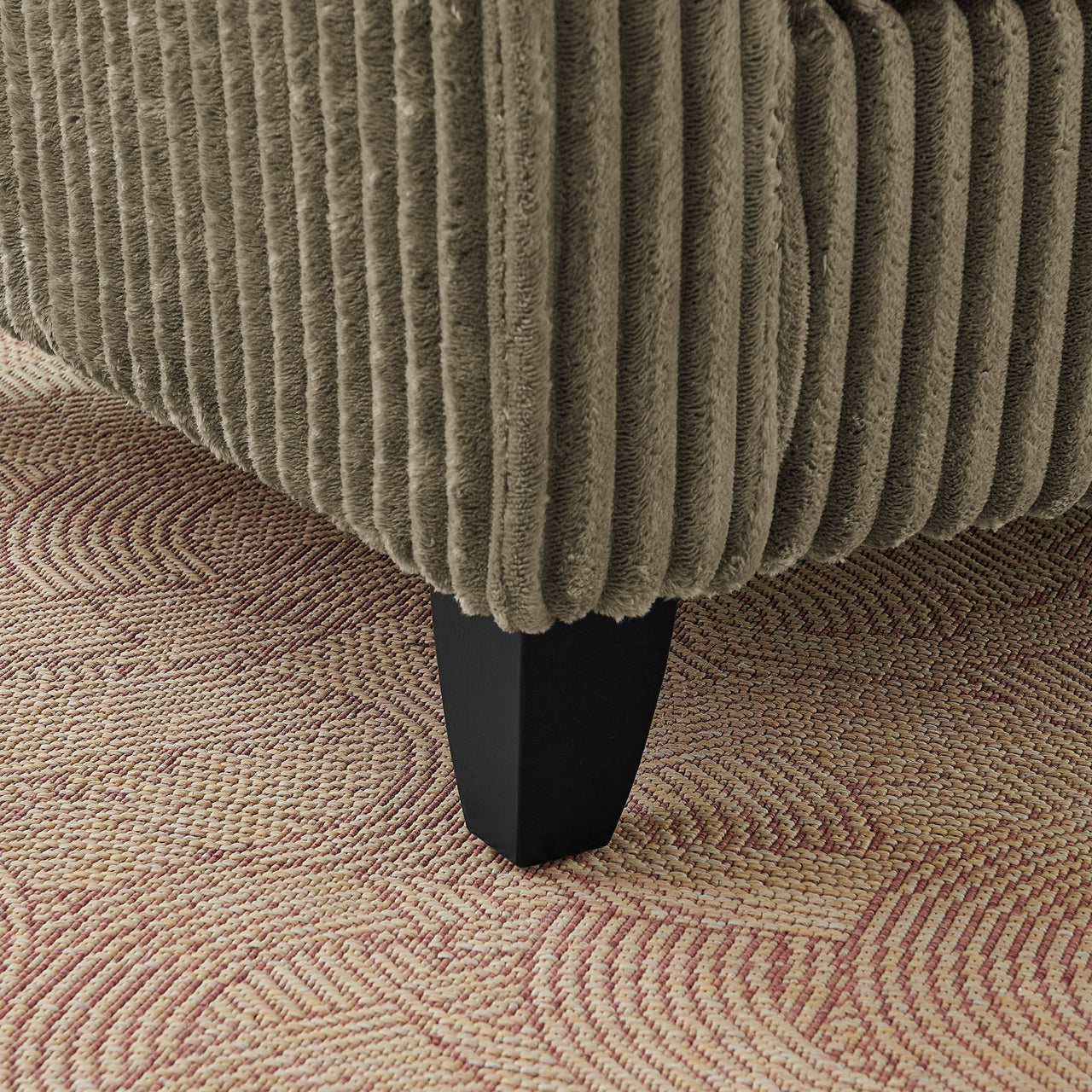 Comfortable single-person sofa chair with a backrest