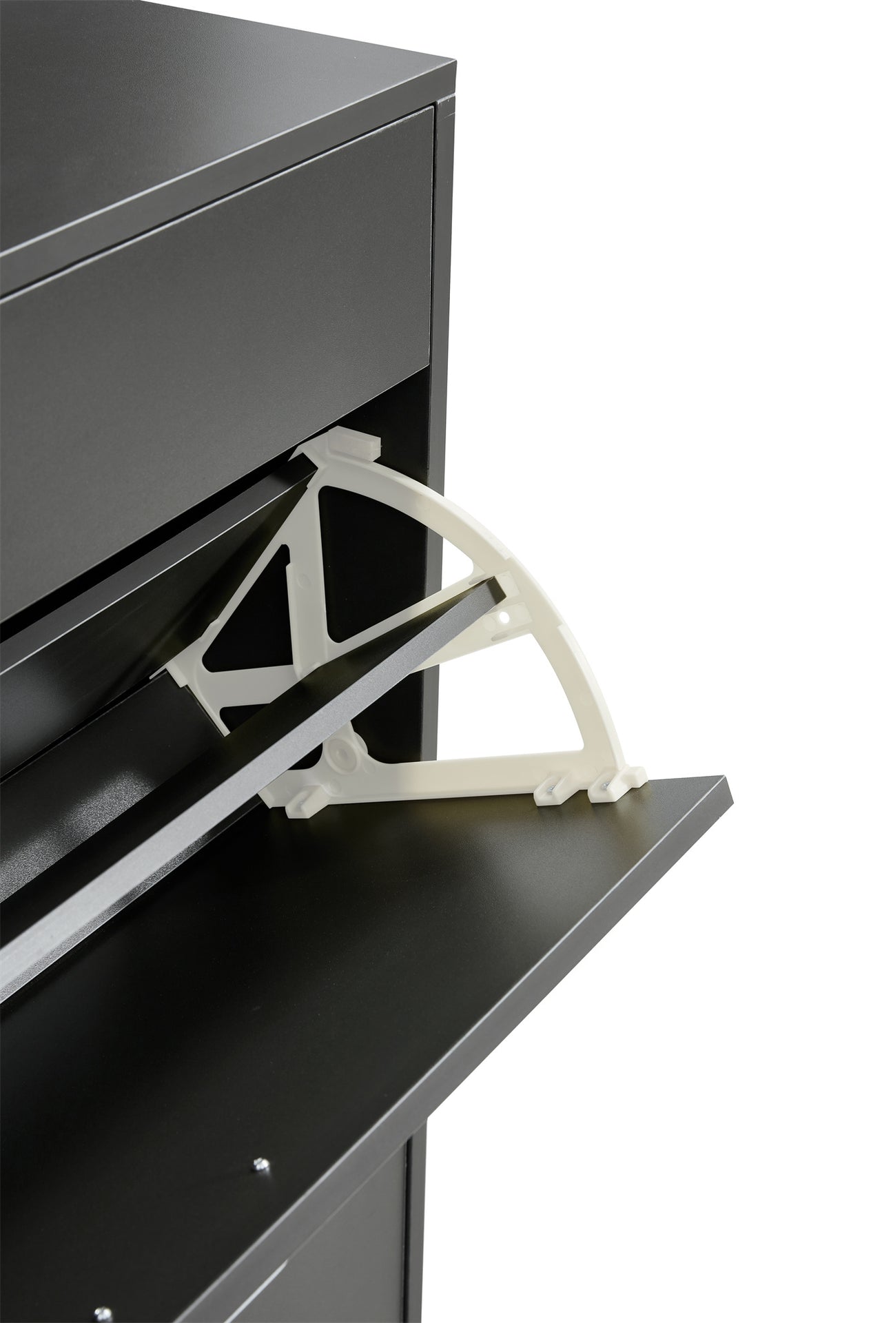 Shoe Storage Shelves, Grey