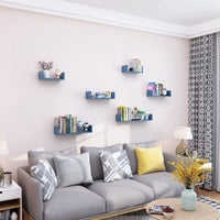 Thumbnail for Wooden Wall Hanging Shelves Living Room Decor