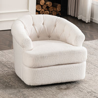 Thumbnail for Swivel Chair With Ottoman