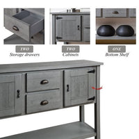 Thumbnail for Solid Wood Sideboard Console Table