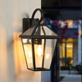 2-Pack Outdoor Wall Lanterns in Black