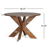 Thumbnail for Round Dining Table Modern Farmhouse