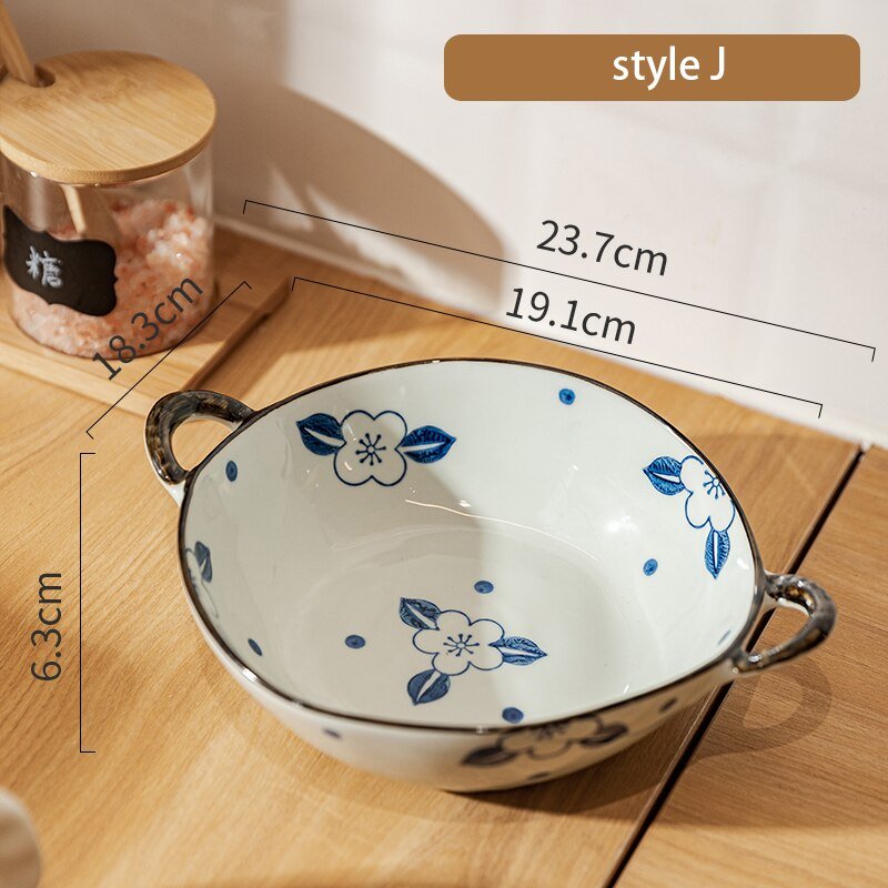 7.5 Inch Japanese Noodle Bowl with Handle - Casatrail.com