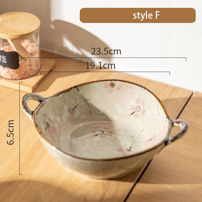 7.5 Inch Japanese Noodle Bowl with Handle - Casatrail.com