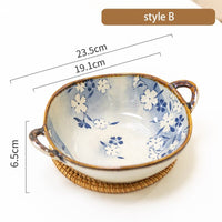 Thumbnail for 7.5 Inch Japanese Noodle Bowl with Handle - Casatrail.com