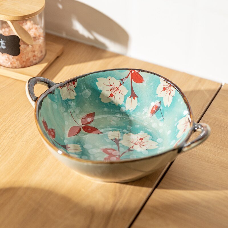 7.5 Inch Japanese Noodle Bowl with Handle - Casatrail.com