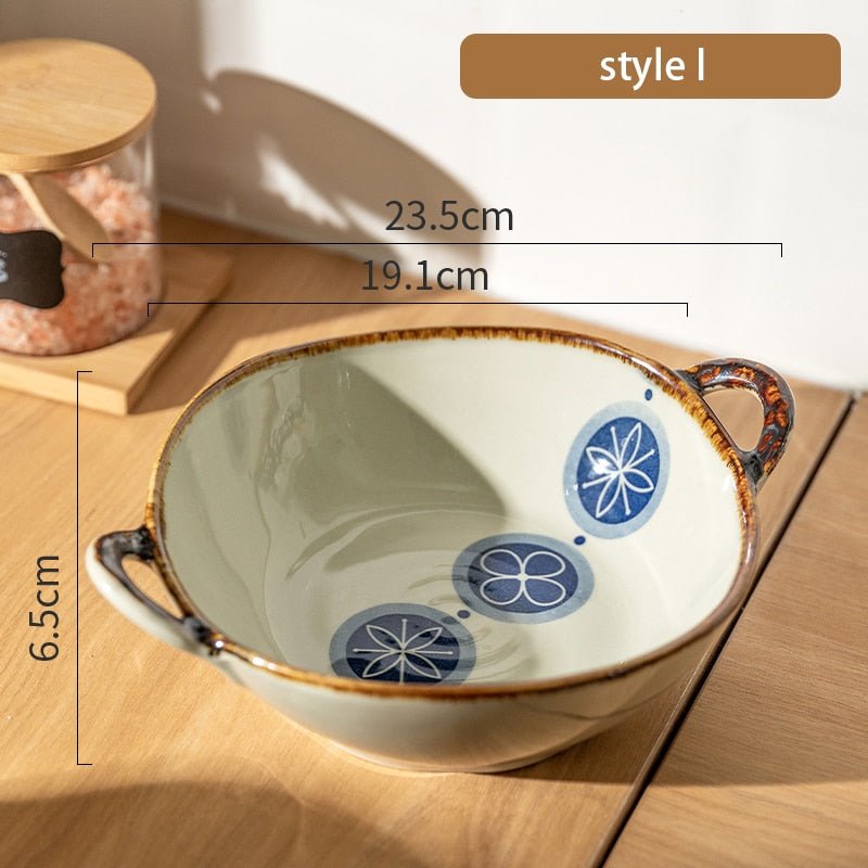 7.5 Inch Japanese Noodle Bowl with Handle - Casatrail.com