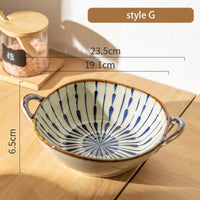 Thumbnail for 7.5 Inch Japanese Noodle Bowl with Handle - Casatrail.com