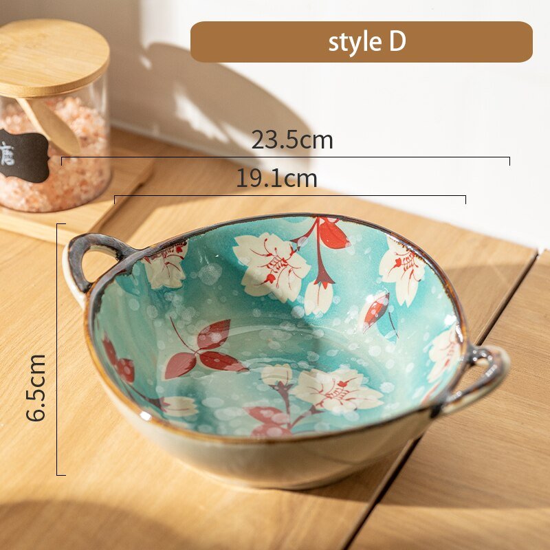 7.5 Inch Japanese Noodle Bowl with Handle - Casatrail.com