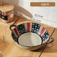 Thumbnail for 7.5 Inch Japanese Noodle Bowl with Handle - Casatrail.com