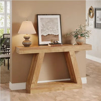 Thumbnail for 55-Inch Rustic Sofa Table With Storage