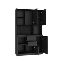 Thumbnail for Freestanding Kitchen Pantry Cabinet Cupboard With 6 Doors,3 Shelves And 2 Drawer