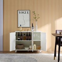 Thumbnail for Sideboard Buffet Cabinet With 3 Doors And Removable Shelves