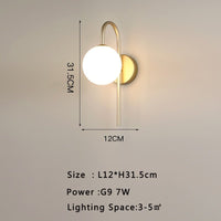 Thumbnail for 7w G9 LED Wall Sconce Living Bedroom Dining Room - Casatrail.com