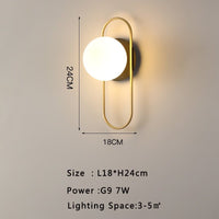 Thumbnail for 7w G9 LED Wall Sconce Living Bedroom Dining Room - Casatrail.com