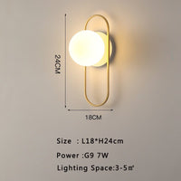 Thumbnail for 7w G9 LED Wall Sconce Living Bedroom Dining Room - Casatrail.com