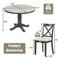 Thumbnail for 5 Pieces Dining Table And Chairs Set
