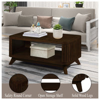 Thumbnail for Rectangular Wooden Coffee Table