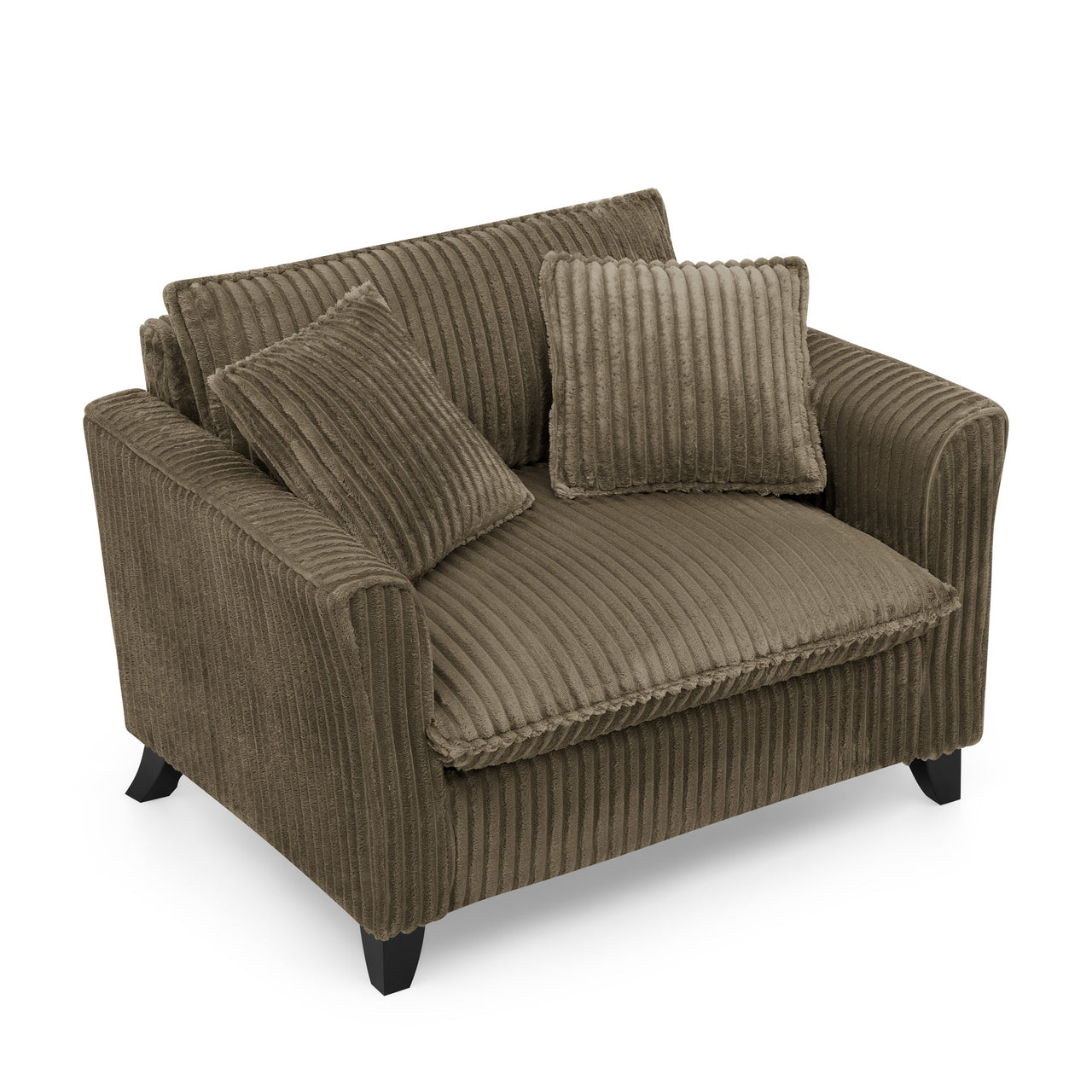 Comfortable single-person sofa chair with a backrest