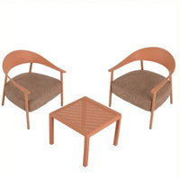 Thumbnail for Modern 2 Piece Accent Chair Set With Coffee Table