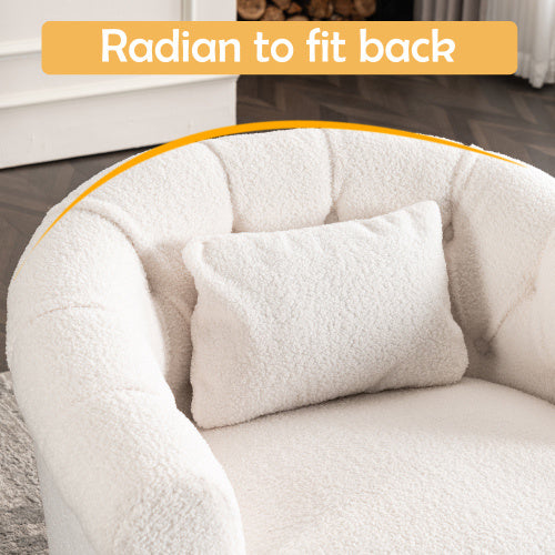 Swivel Chair With Ottoman