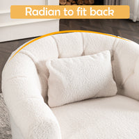 Thumbnail for Swivel Chair With Ottoman
