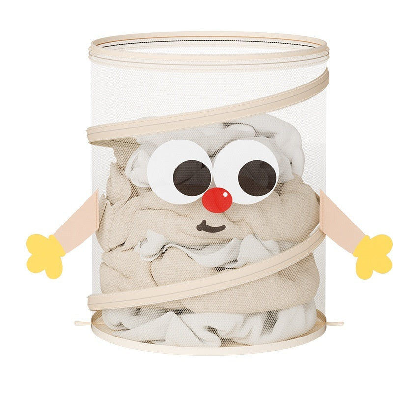 Foldable Dirty Toy Clothes With Lid Storage Basket