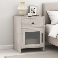 Thumbnail for Nightstand With Drawer And Cabinet