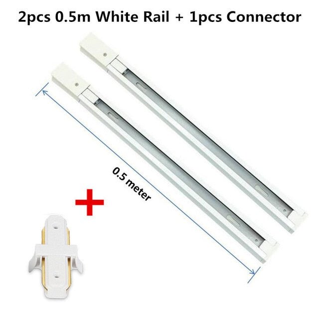 9W LED Track Light for Store Window - Aluminum Fixture with Lampshade - Casatrail.com