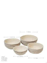 Thumbnail for Amari  Round Bowl - Brown (Set of 4)