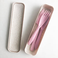 Thumbnail for Reusable Wheat Straw Cutlery Set