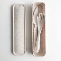 Thumbnail for Reusable Wheat Straw Cutlery Set