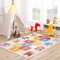 Lundy Colorful Hopscotch Washable Kids Room Rug