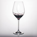 Pink Ribbon Red Wine Glasses