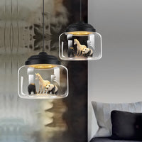 Thumbnail for Nordic Pendant Lights with Glass Shades
