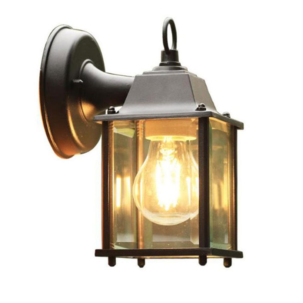 Frosted Glass Outdoor Wall Lantern