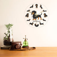 Thumbnail for Dachshund Print Wall Clock - Decorative Watch for Kids