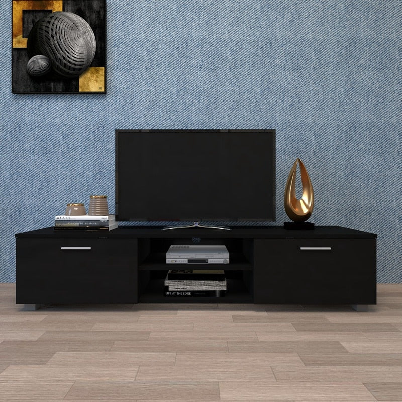 Black TV Stand for 65 Inch TV