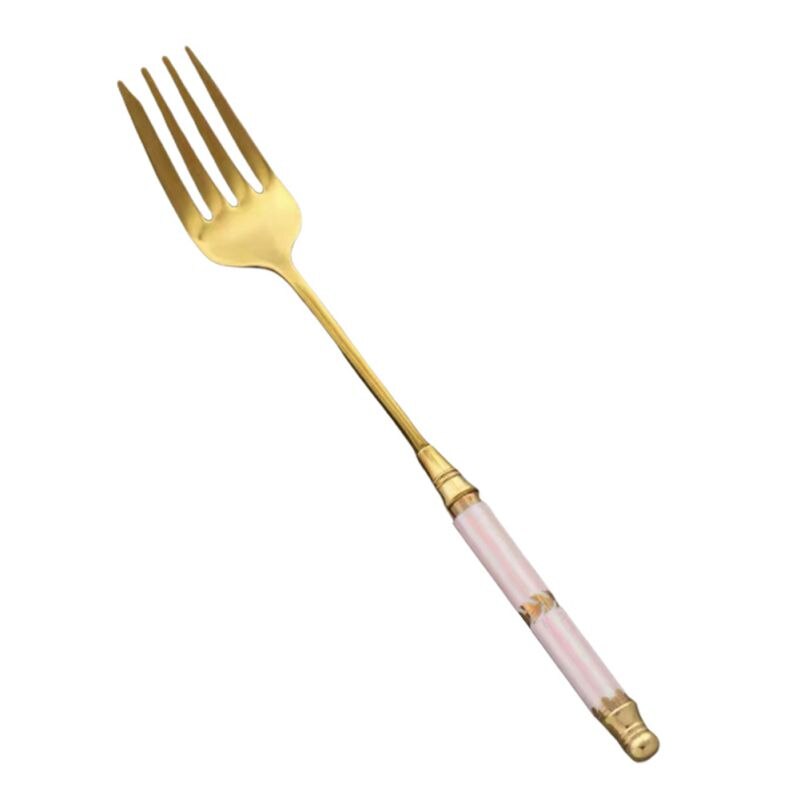 Gold Cutlery Set - Creative Forks Knives Spoons