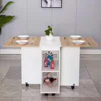 Thumbnail for Modern Wooden Folding Dining Table Set
