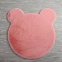 Thumbnail for Bear Shape Fluffy and Non-slip Round Carpet