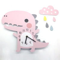 Thumbnail for 3D Dinosaur Cloud Drop Wall Clock
